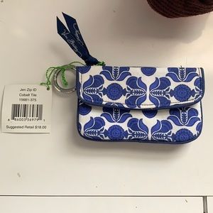 Vera Bradley ID holder Cobalt Tile